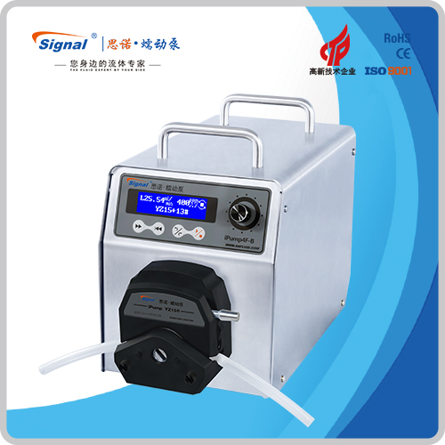 實(shí)驗(yàn)室蠕動泵用于流水線酸奶灌裝